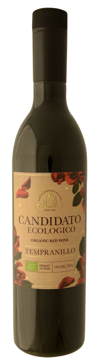 CANDIDATO ECOLOGICO PET 13% 75CL