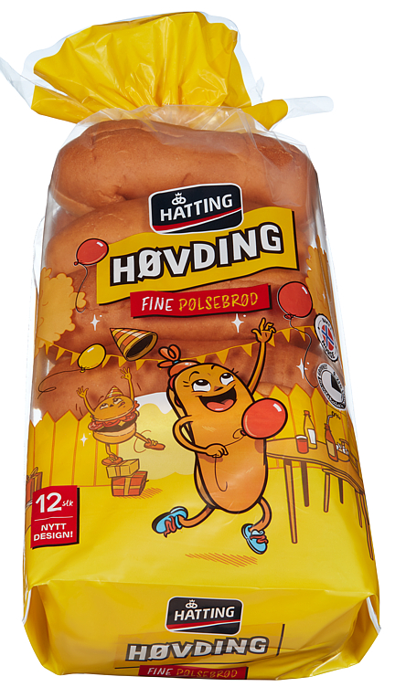 HØVDING FINE PØLSEBRØD 40GX12STK HATTING