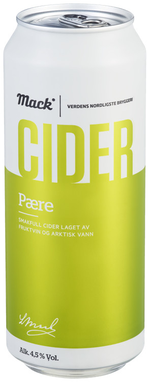 MACK CIDER PÆRE BX   4,5%   24X50CL