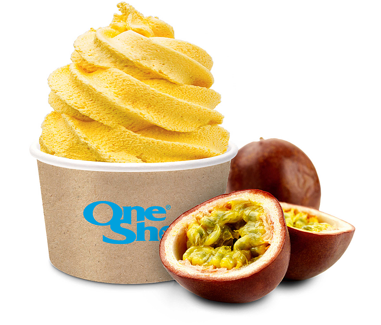 ICE CREAM PASSION FRUIT 18X100G  1,8KG