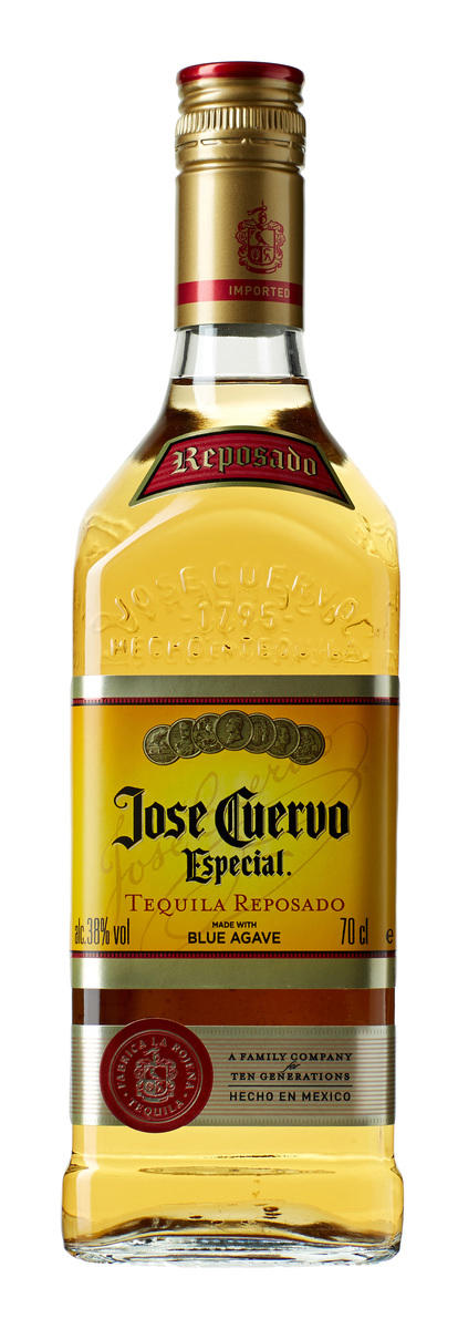 JOSE CUERVO ESPECIAL REPOSADO TEQUILA   38%   70CL
