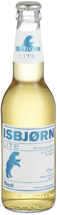 ISBJØRN LITE GLUTENFRI FL   4,5%   24X33CL