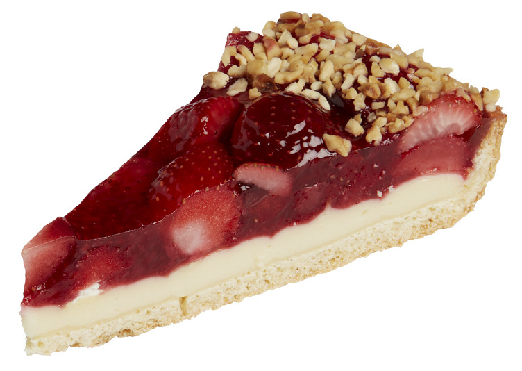 STRAWBERRY CAKE DIVIDED 12 PICES  1650G