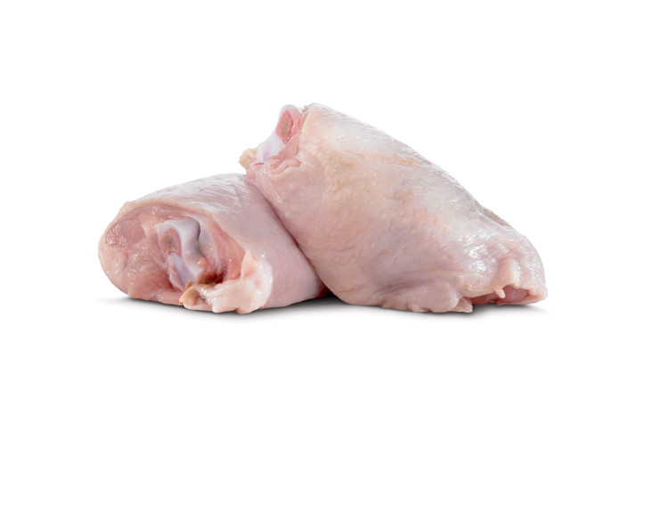 CHICKEN UPPER THIGHS W/SKIN BONELESS   2,5KG