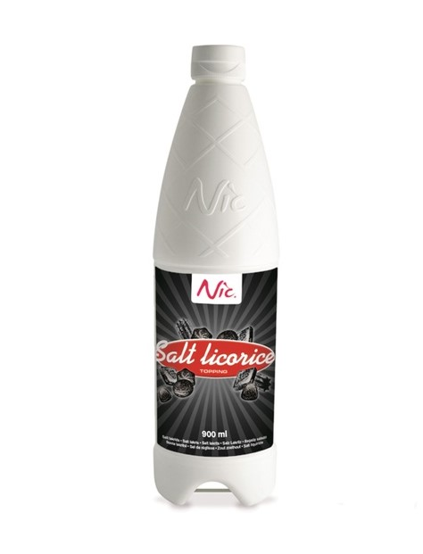 NIC SALT LICORICE TOPPING 0,9L BOTTLE