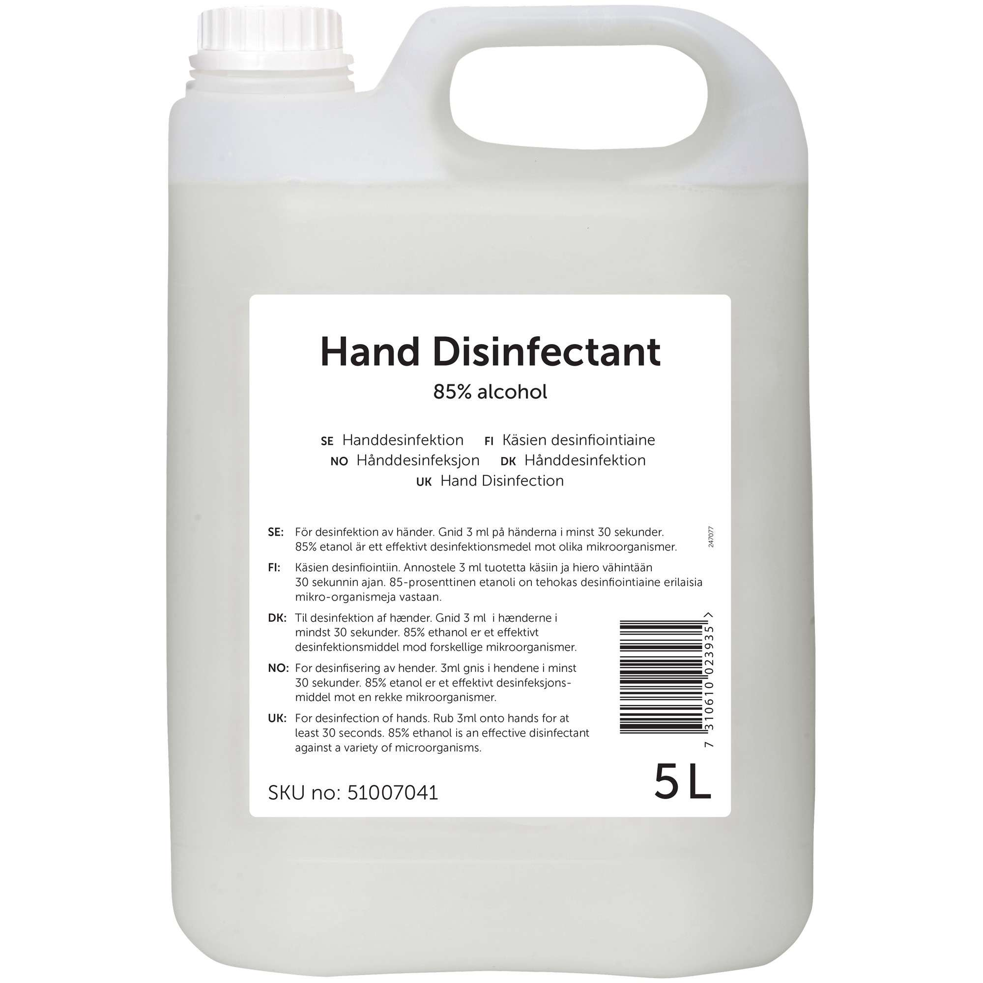 HAND DISINFECTANT 5L