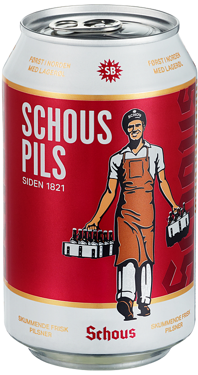 SCHOUS PILSNER, 4,5% 33CL