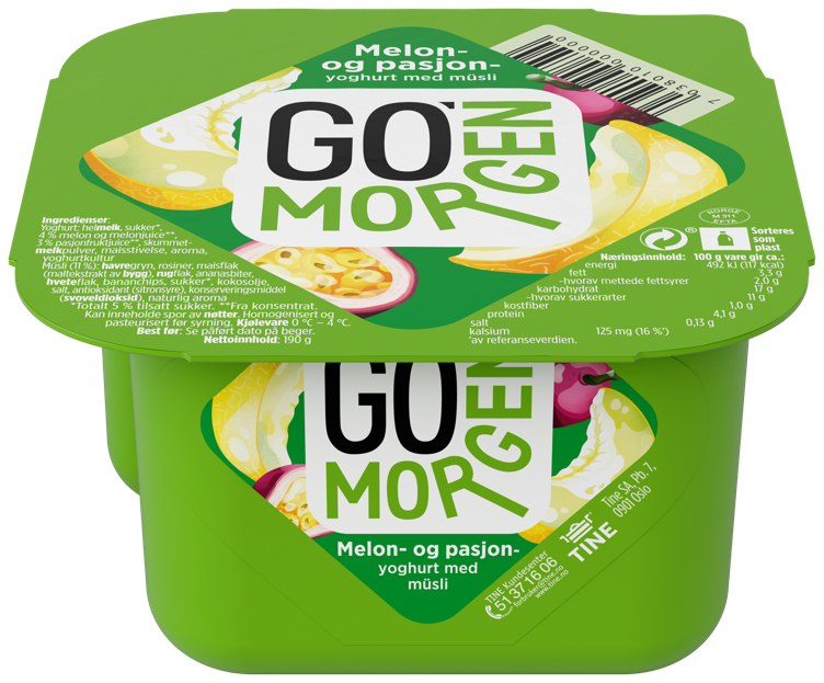 GO MORGEN MELON/PASJON 190G TINE