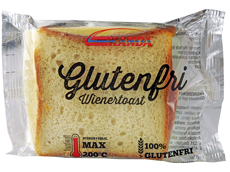 WIENERTOAST IN COOKING FOIL,GLUTEN-FREE  20PCE