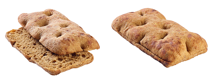 SCHIACCIATA FOCACCIA MULTIGRAIN PRE- SLICED