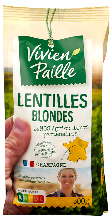 LINSER HVITE 500G VIVIEN PAILLE