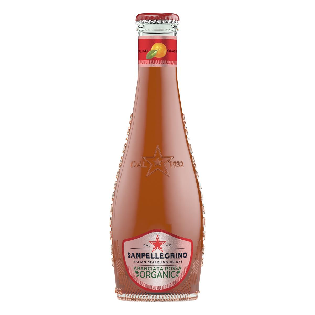 SAN PELLEGRINO ARANCIATA ROSSA GLASSFLASKE   24X20CL