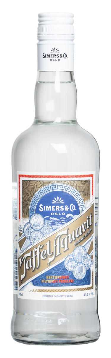 SIMERS TAFFEL AQUAVIT  41,5%   70CL