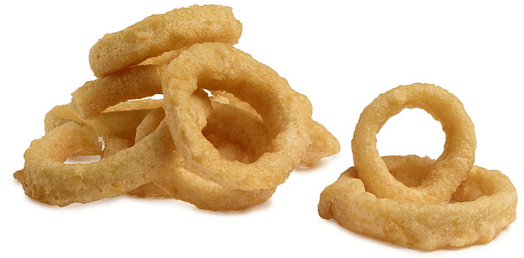 BEER BATTERED THIN ONION RINGS  1KG