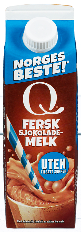 Q SJOKOLADEMELK UTEN 0.5L