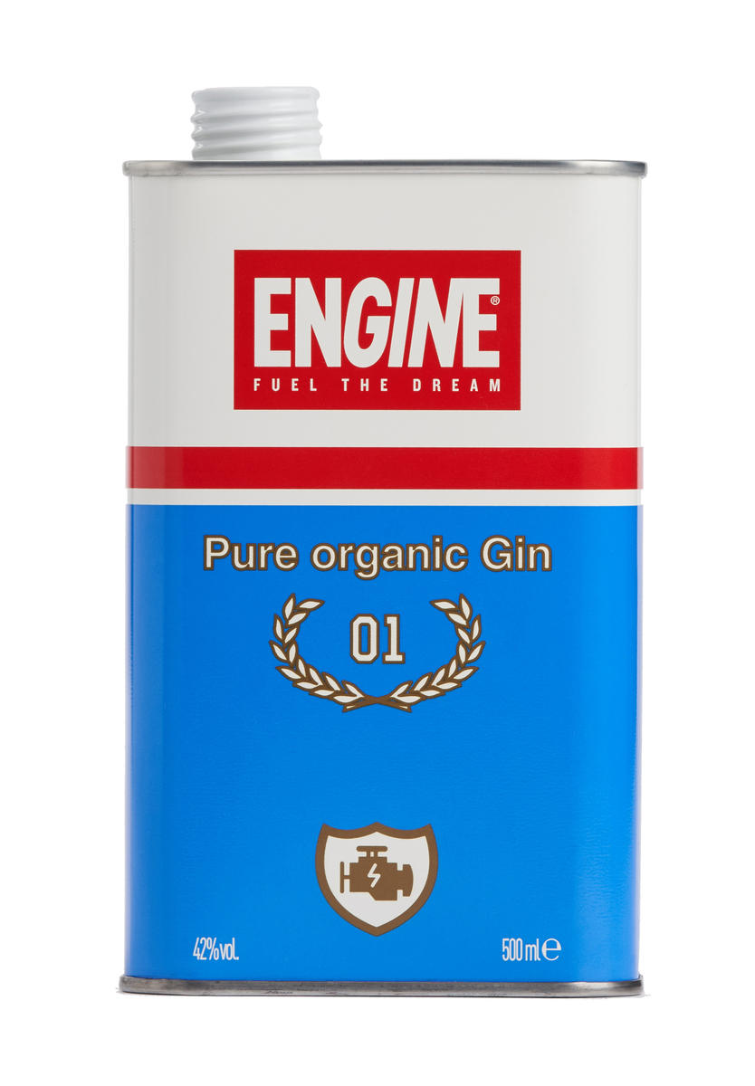 ENGINE GIN, 50 CL MTL