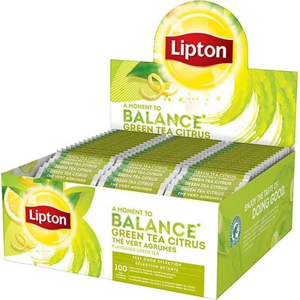 LIPTON GREEN TEA CITRUS 130G  100BG