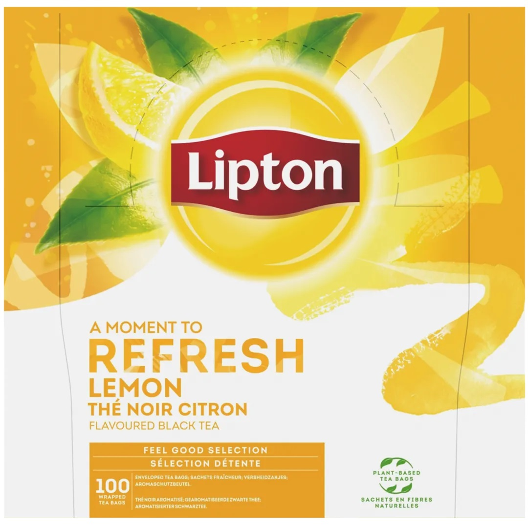 LIPTON LEMON TEA 160G  100BG