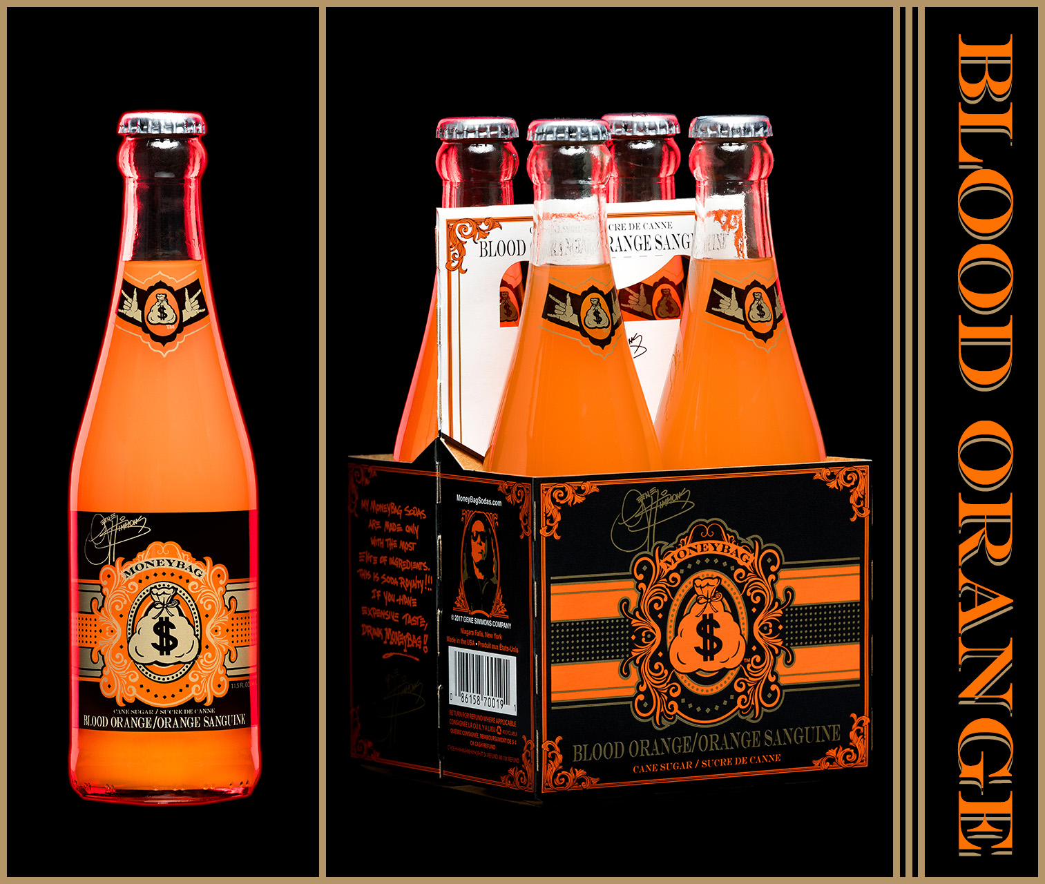 MONEYBAG BLOOD ORANGE 24x34CL