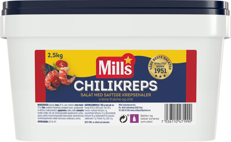 MILLS CHILIKREPS 2,5 KG