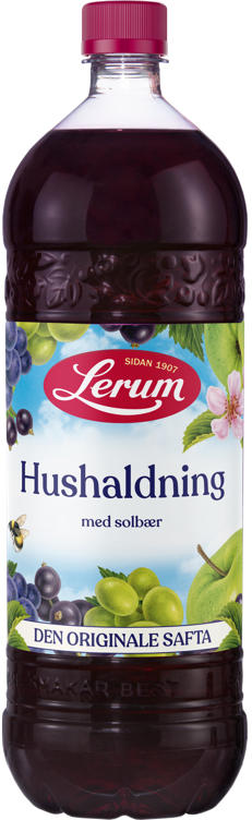HUSHOLDNINGSSAFT M/SOLBÆR 1,5L LERUM