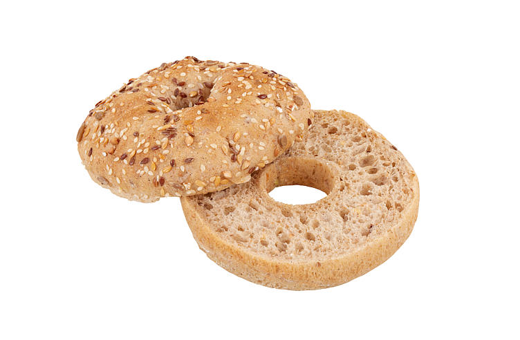 CRYSTAL BAGEL MULTISEED PRE- SLICED FLERKORNSBAGEL MED FRØ