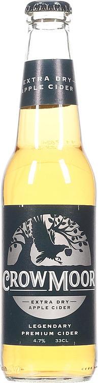 CROWMOOR EXTRA DRY APPLE CIDER 4,7% 33CL