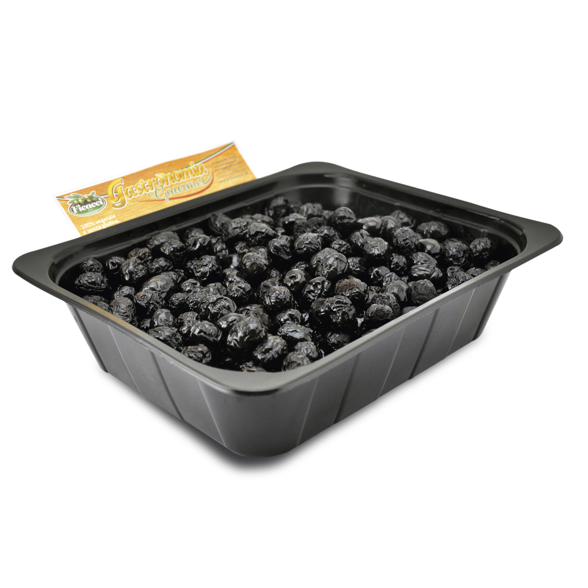 OLIVEN BLACK OVEN DRIED 2,5 KG FICACCI