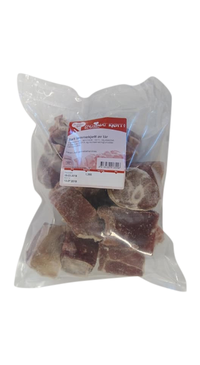 SALT LAMMEKJØTT CA 1.29KG FAGMAT KJØTT