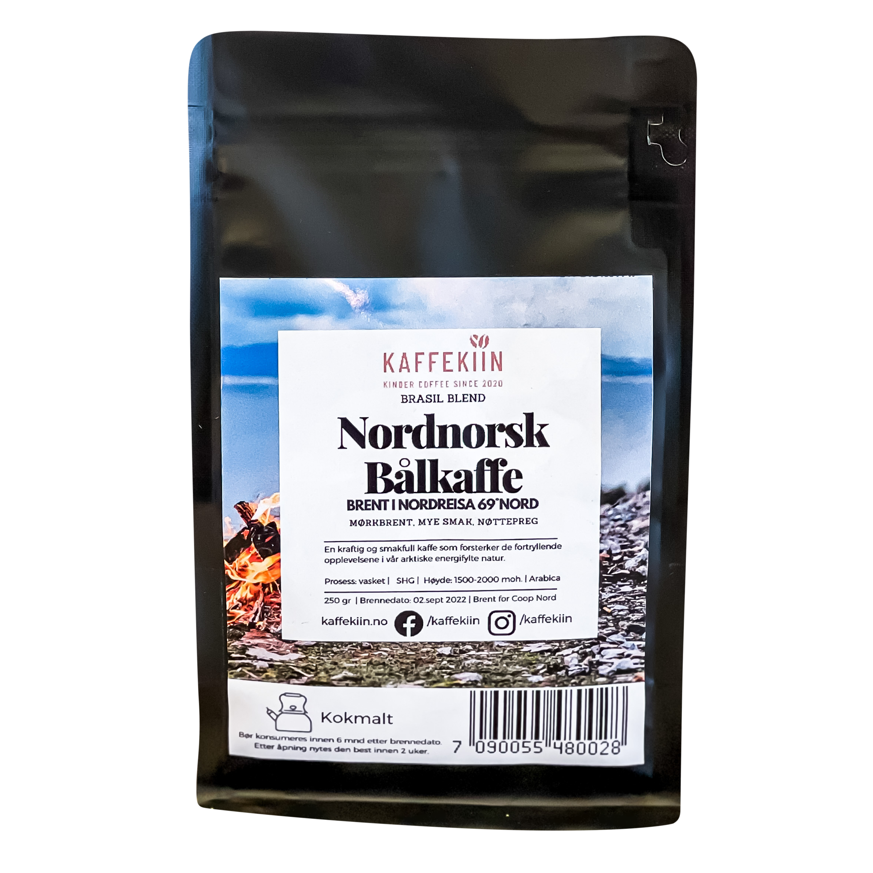 NORDNORSK BÅLKAFFE 250G KAFFEKIIN
