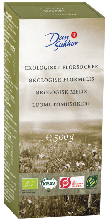 MELIS ØKOLOGISK 500G DANSUKKER