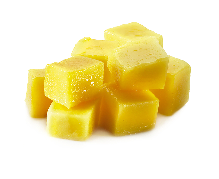 MANGO CUBES             2X2.5KG