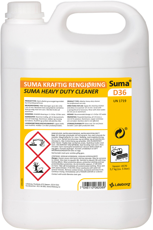 SUMA POWERFUL CLEANER D36  5.6KG