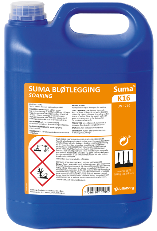 SUMA BLØTLEGGING K16