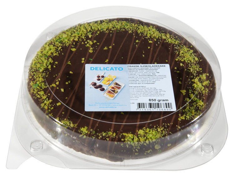 FRANSK SJOKOLADEKAKE 850G DELICATO