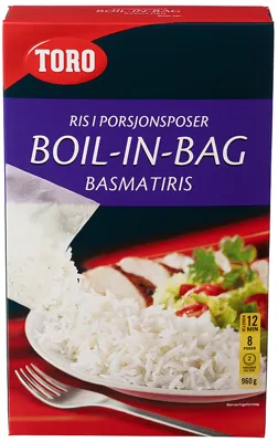 BASMATIRIS BOIL IN BAG TORO BASMATIRIS BOIL IN BAG TORO