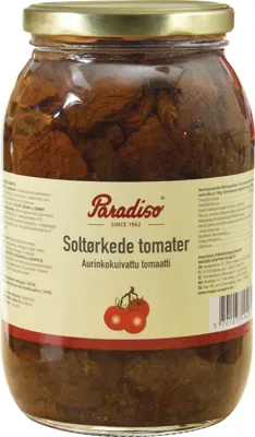 PARADISO SOLTØRKET TOMAT 3X1,850KG PARADISO SOLTØRKET TOMAT 3X1,850KG