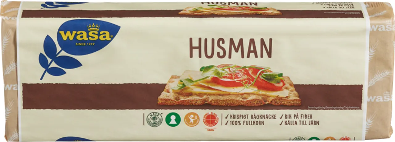WASA KNEKKEBRØD HUSMAN ØKONOMI 520G