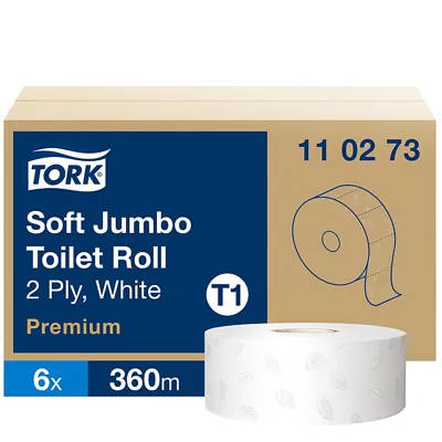Prem.Jumbo Myk Toalettrull Tork