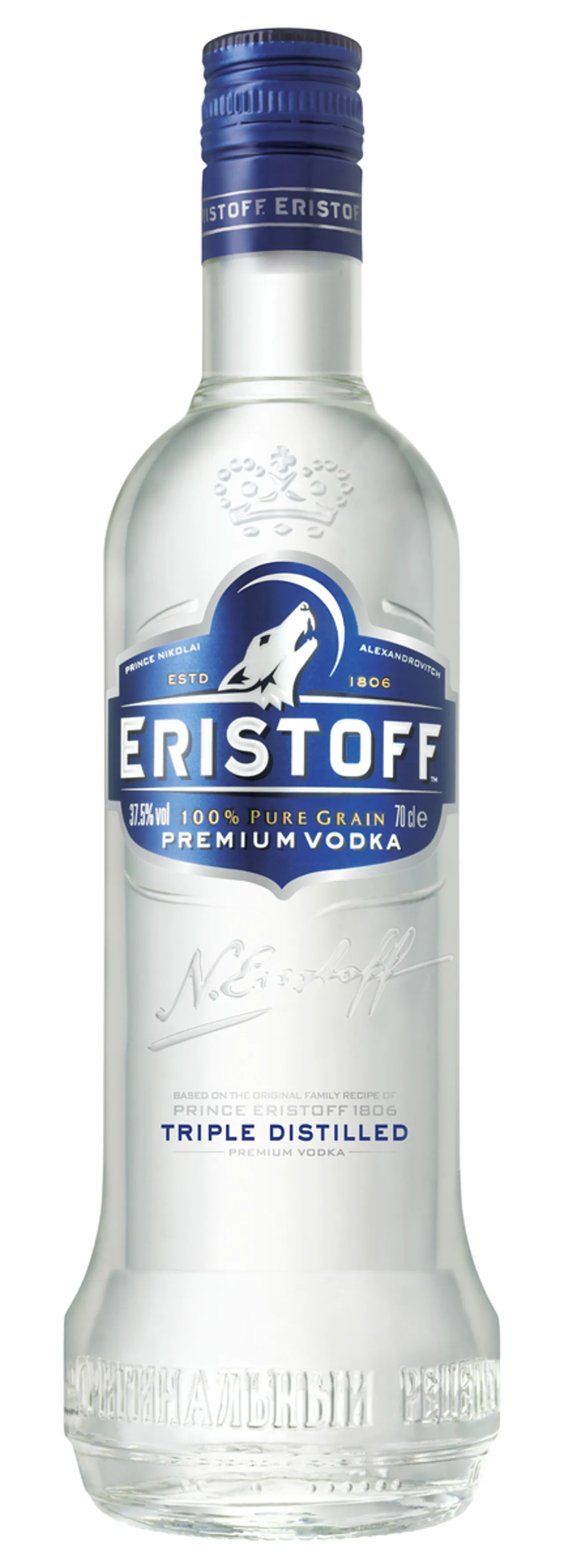 ERISTOFF VODKA 37,5% 70CL