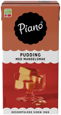 Piano Pudding M/Mandelsmak 1/2l Tine