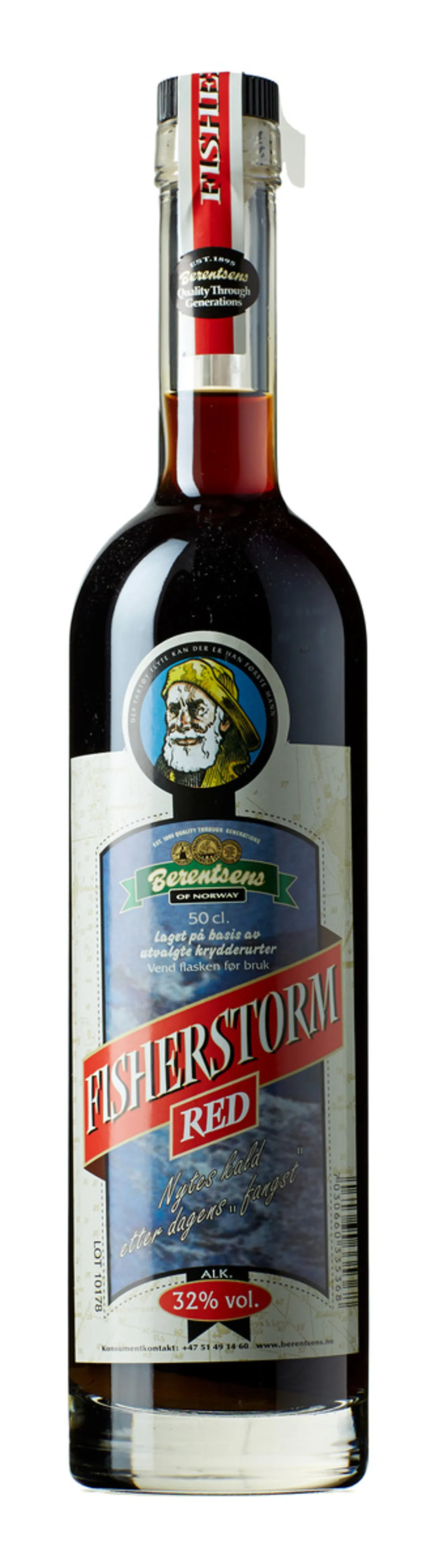 FISHERSTORM RED SHOT 32% 50CL