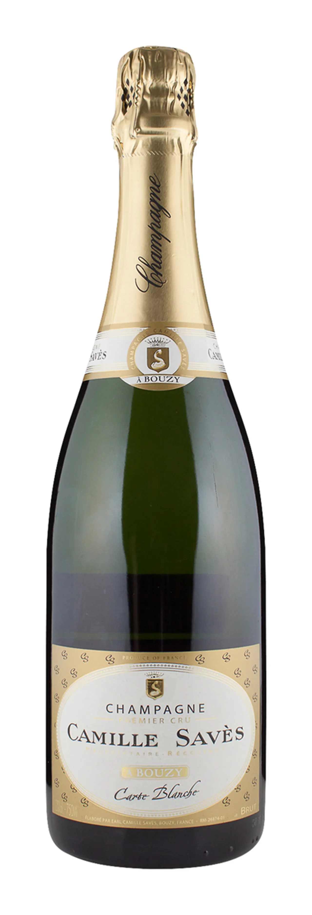CAMILLE SAVES CARTE BLANCHE BRUT 12,5% 75CL