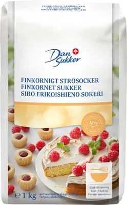 Finkornet Sukker 1kg