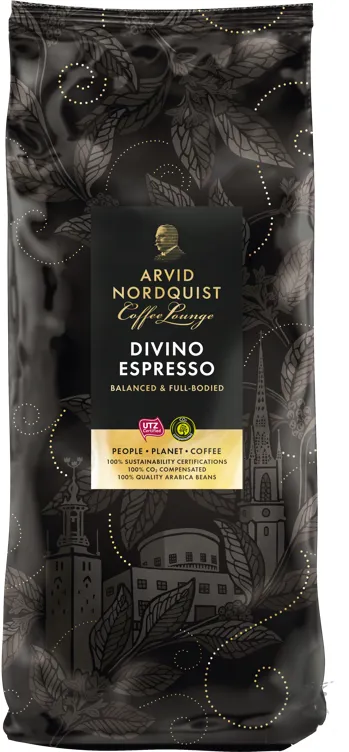 ESPRESSO NERO DIVINO KAFFE HELE BØNNER ARVID NORDQUIST ESPRESSO NERO DIVINO KAFFE HELE BØNNER ARVID NORDQUIST