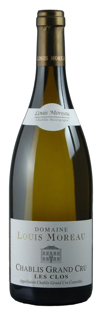 LOUIS MOREAU CHABLIS GRAND CRU LES CLOS 13% 75CL LOUIS MOREAU CHABLIS GRAND CRU LES CLOS 13% 75CL