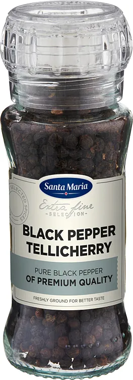 TELLICHERRY BLACK PEPPER KVERN 70G SANTA MARIA TELLICHERRY BLACK PEPPER KVERN 70G SANTA MARIA