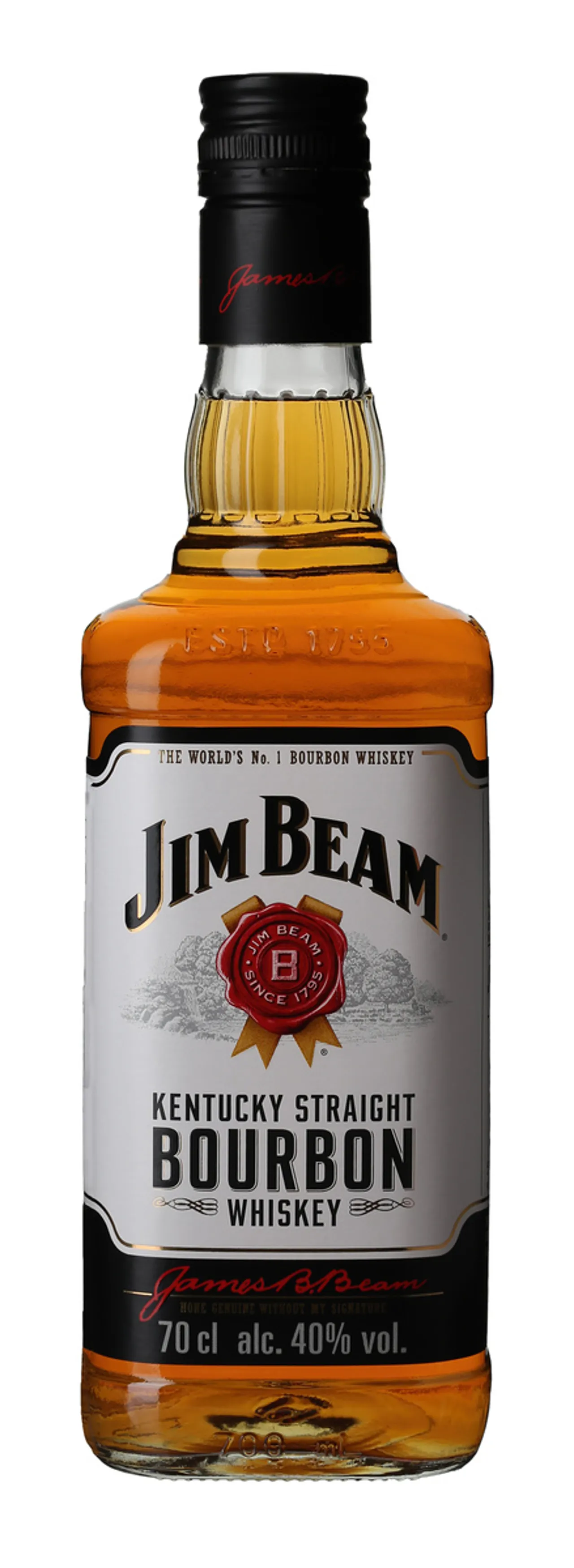 JIM BEAM WHITE LABEL 40% 70CL