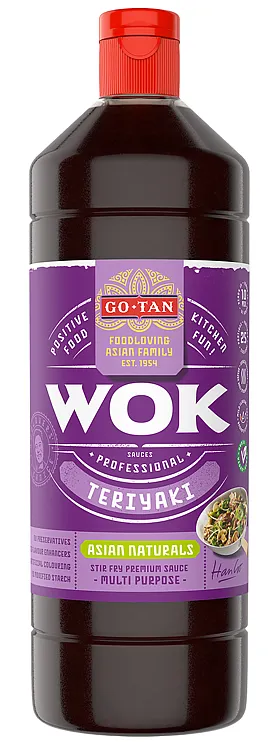GO-TAN WOKSAUS TERIYAKI 6X1 L GO-TAN WOKSAUS TERIYAKI 6X1 L