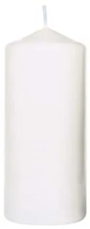 KUBBELYS 15X8CM HVIT 1X10STK KUBBELYS 15X8CM HVIT 1X10STK